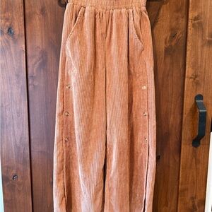 Little Lies Orange Corduroy Pants